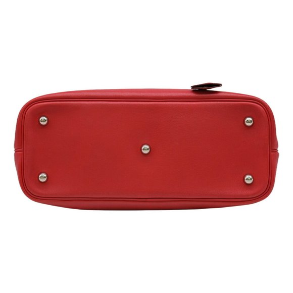 HERMES Bolide 1923 30 Handbag in Swift Leather, Vermilion, Red - Picture 6 of 10